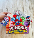 spiderman favor boxes