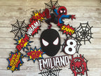 spiderman cake topper