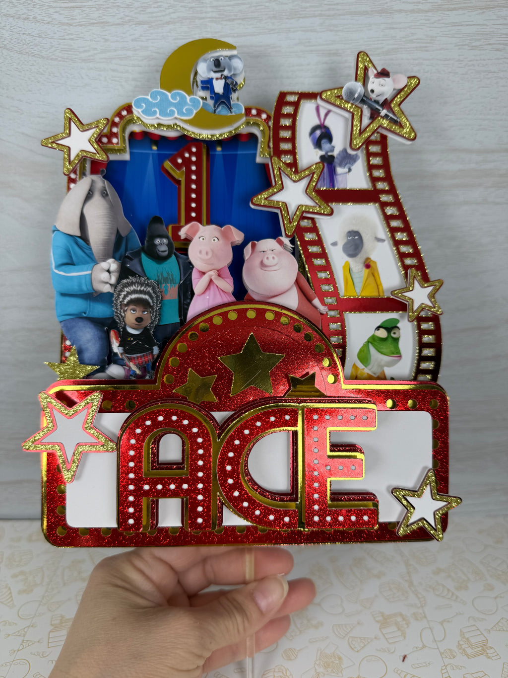 Sing The Movie Cake Topper