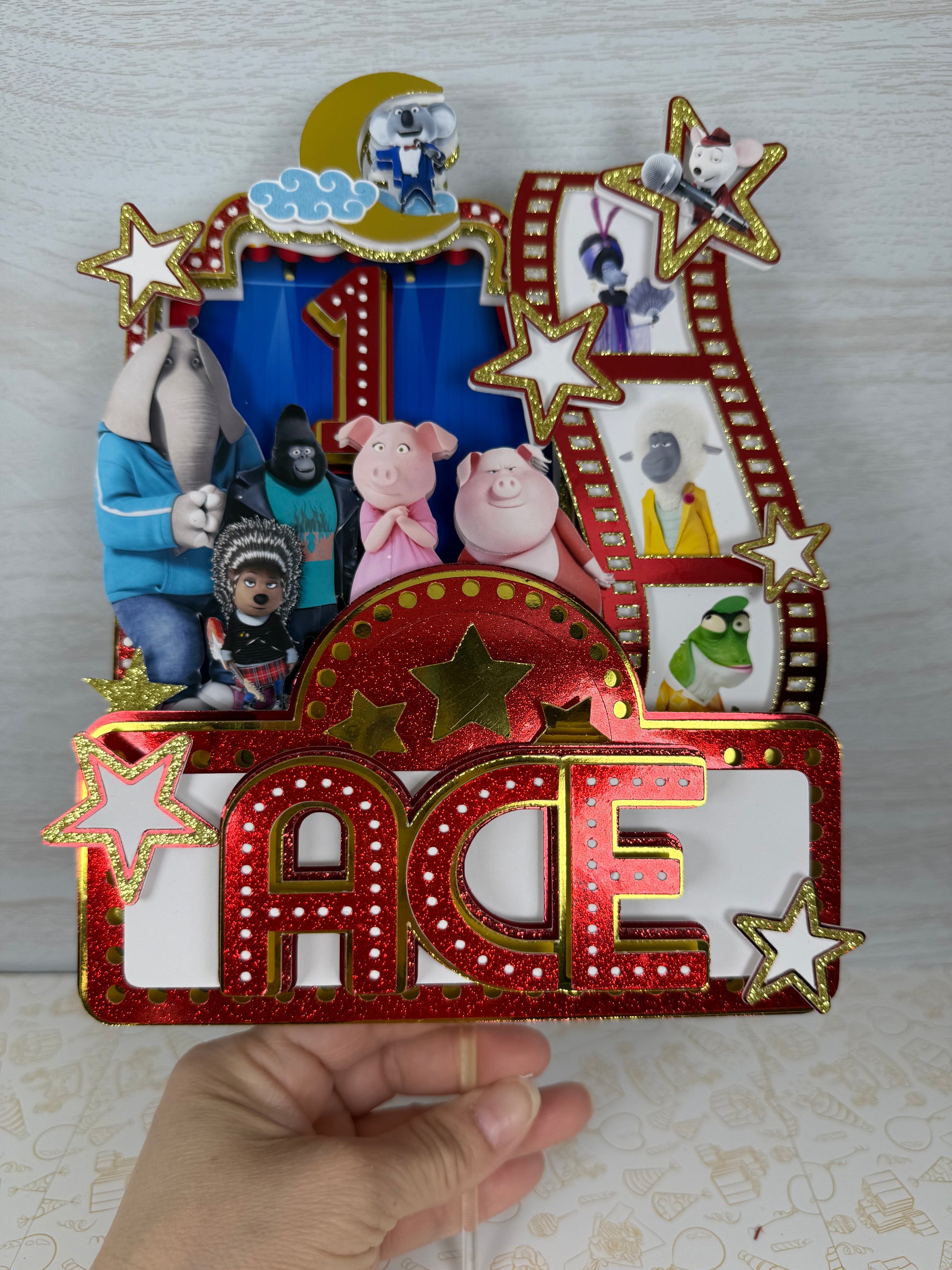 Sing The Movie Cake Topper