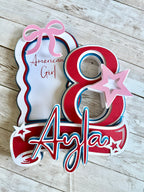 American Girl Cake Topper