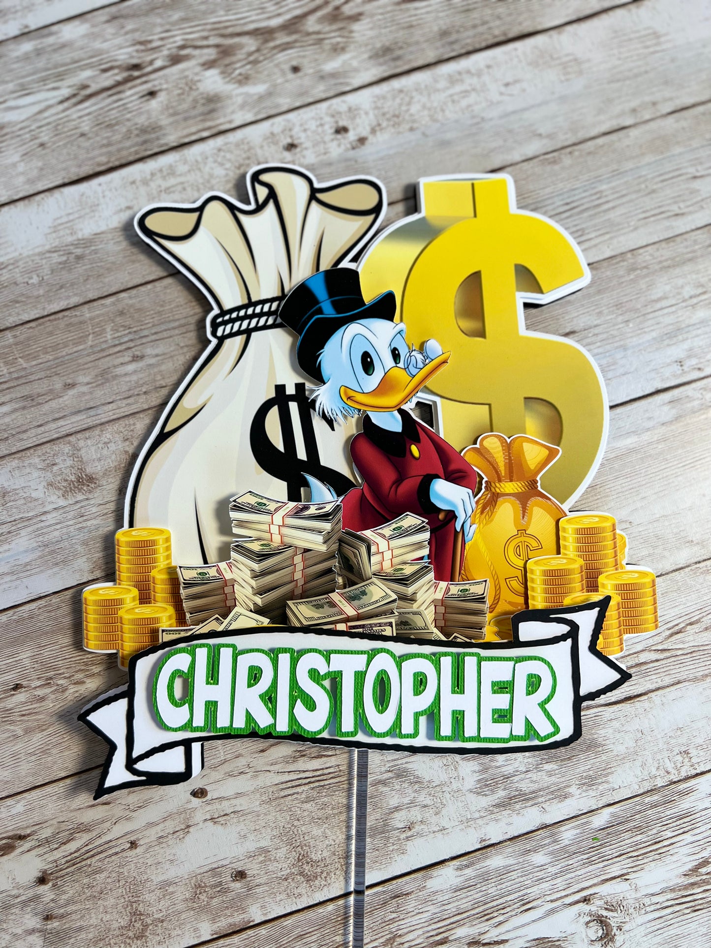 Scrooge McDuck Cake Topper