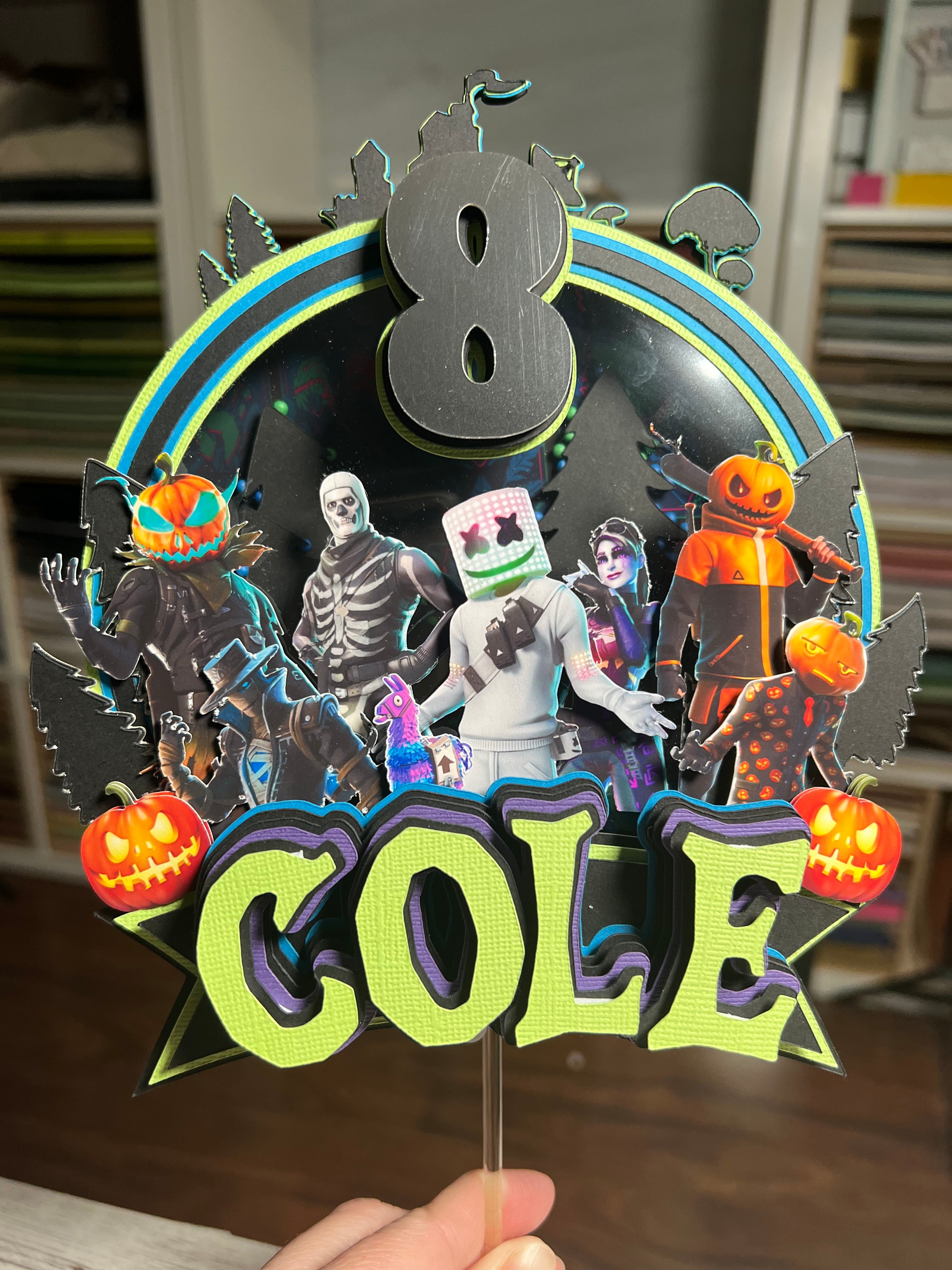 Fortnitemares Cake Topper