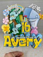 Boys who cry cake topper