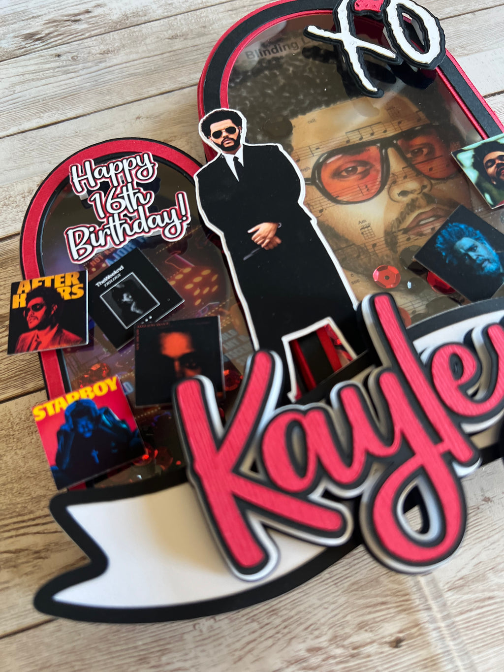 Weeknd Cake Topper