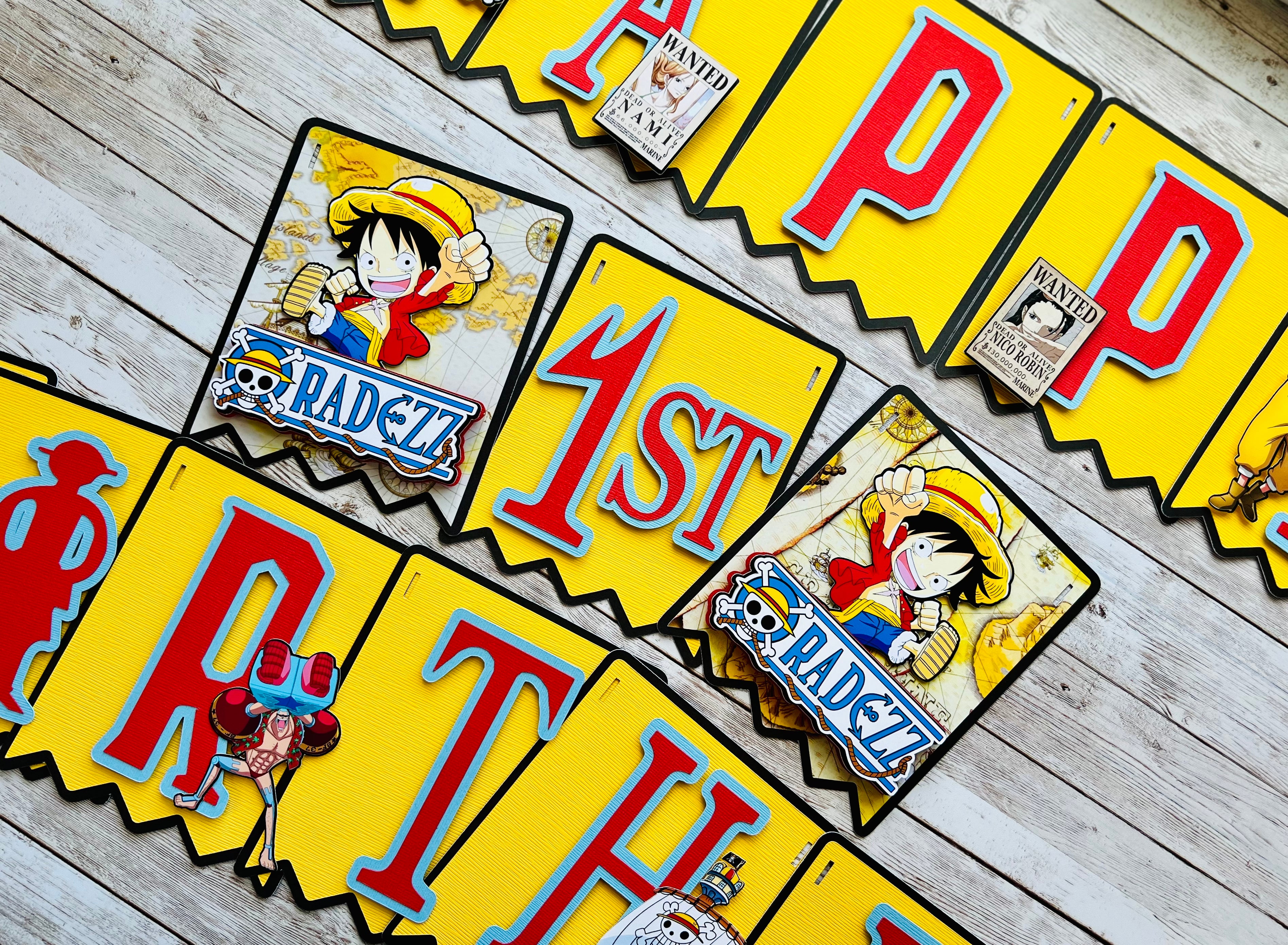 One Piece Birthday Banner