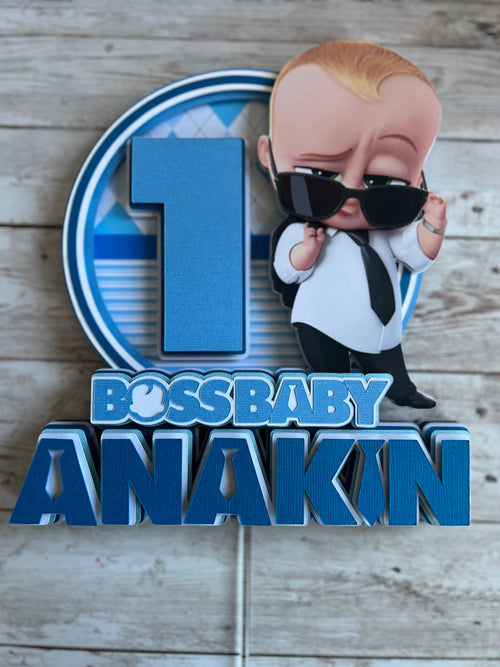 BOSS BABY CAKE TOPPER