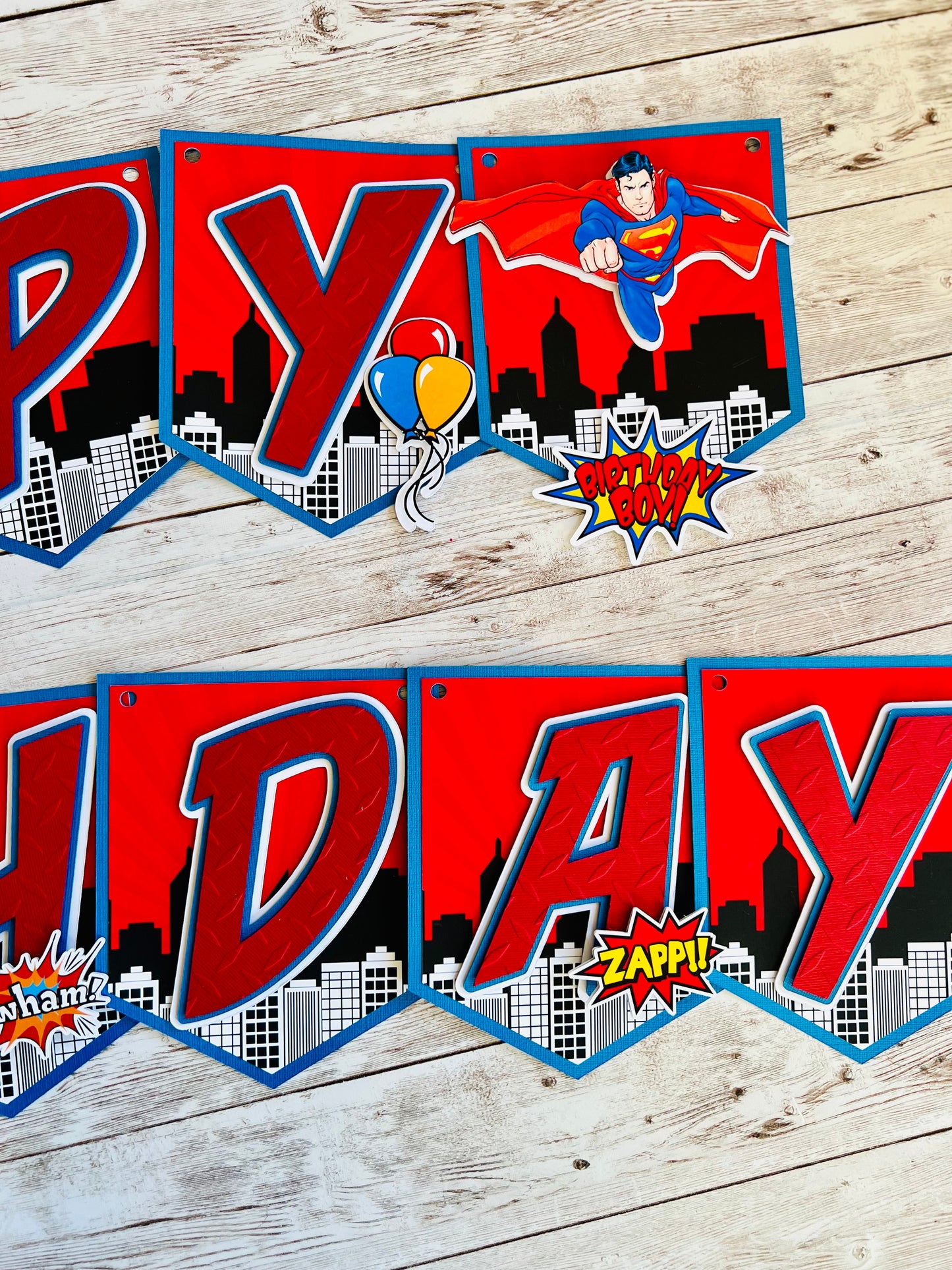 Superman Birthday Banner