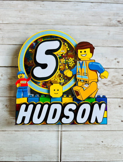 lego cake topper