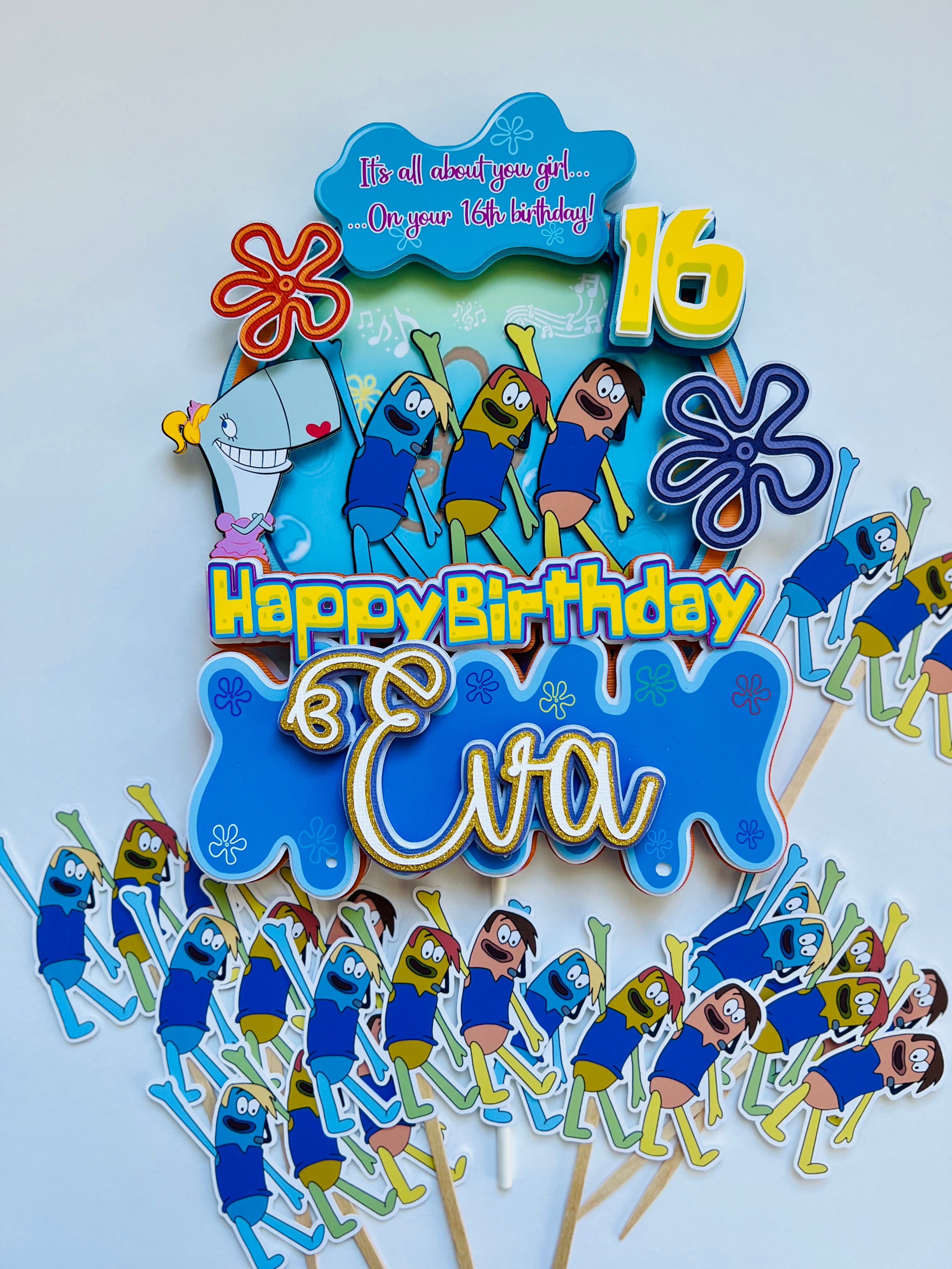 Boys Who Cry Cake Topper