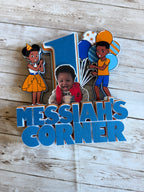 Gracie's corner cake topper