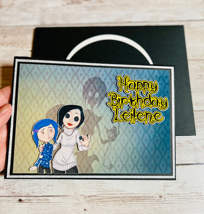 coraline birthday card