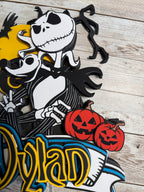 Jack Skellington cake topper