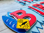 Shark Birthday Banner