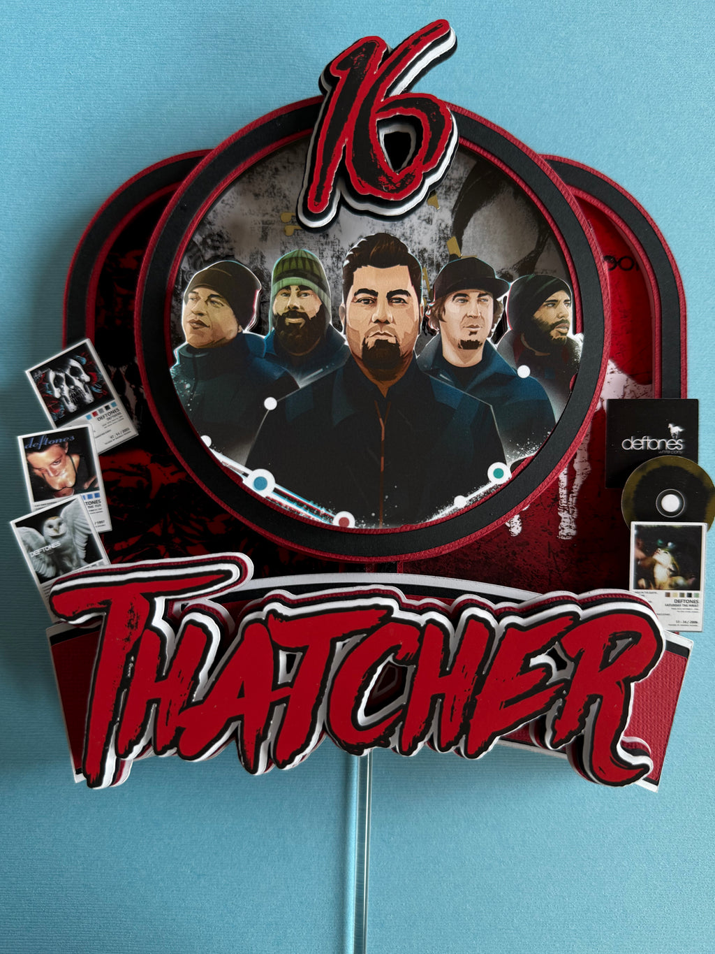 deftones cake topper