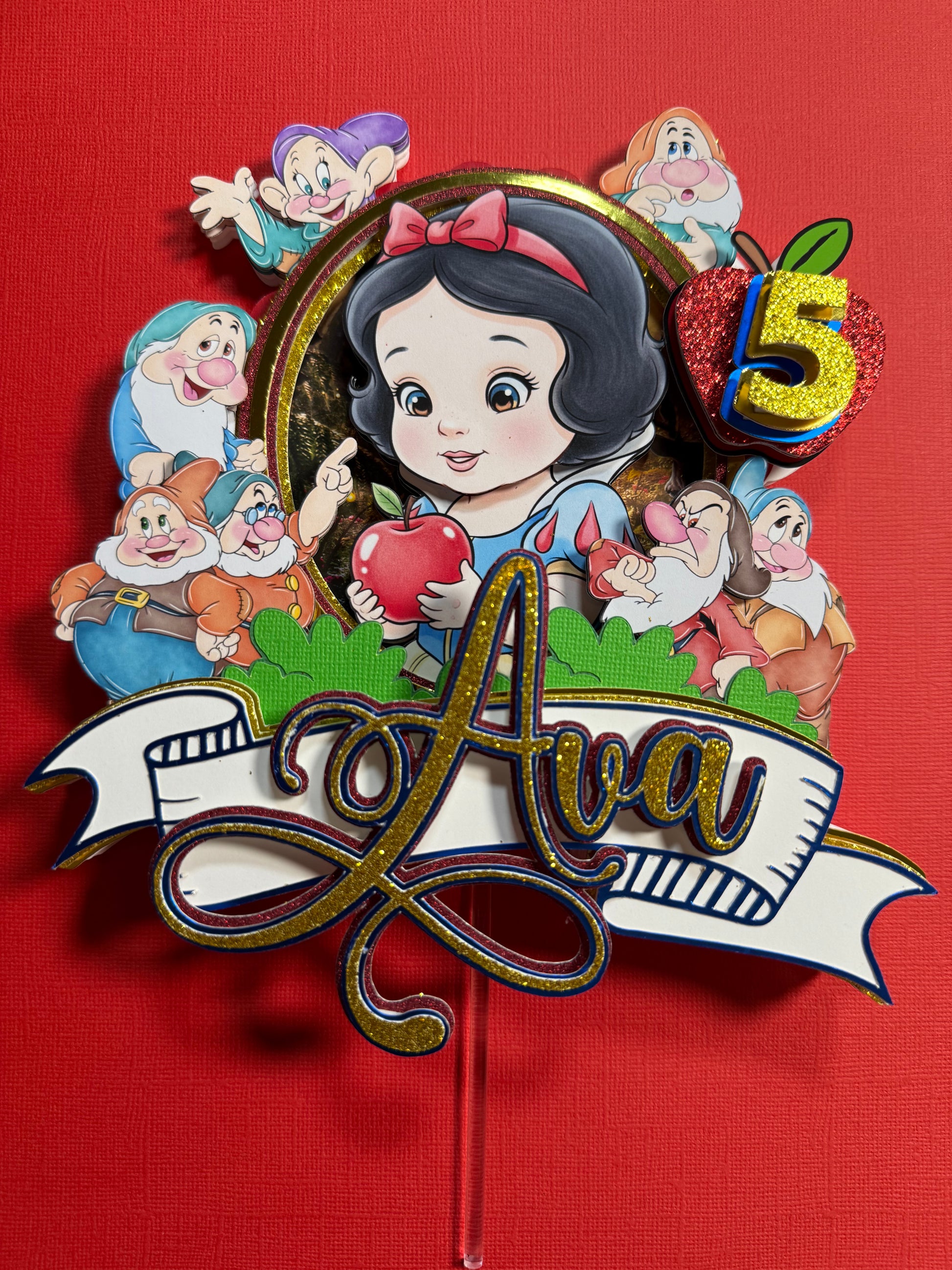 Snow White Cake topper