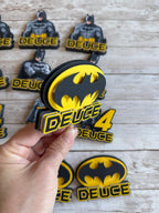batman cupcake toppers