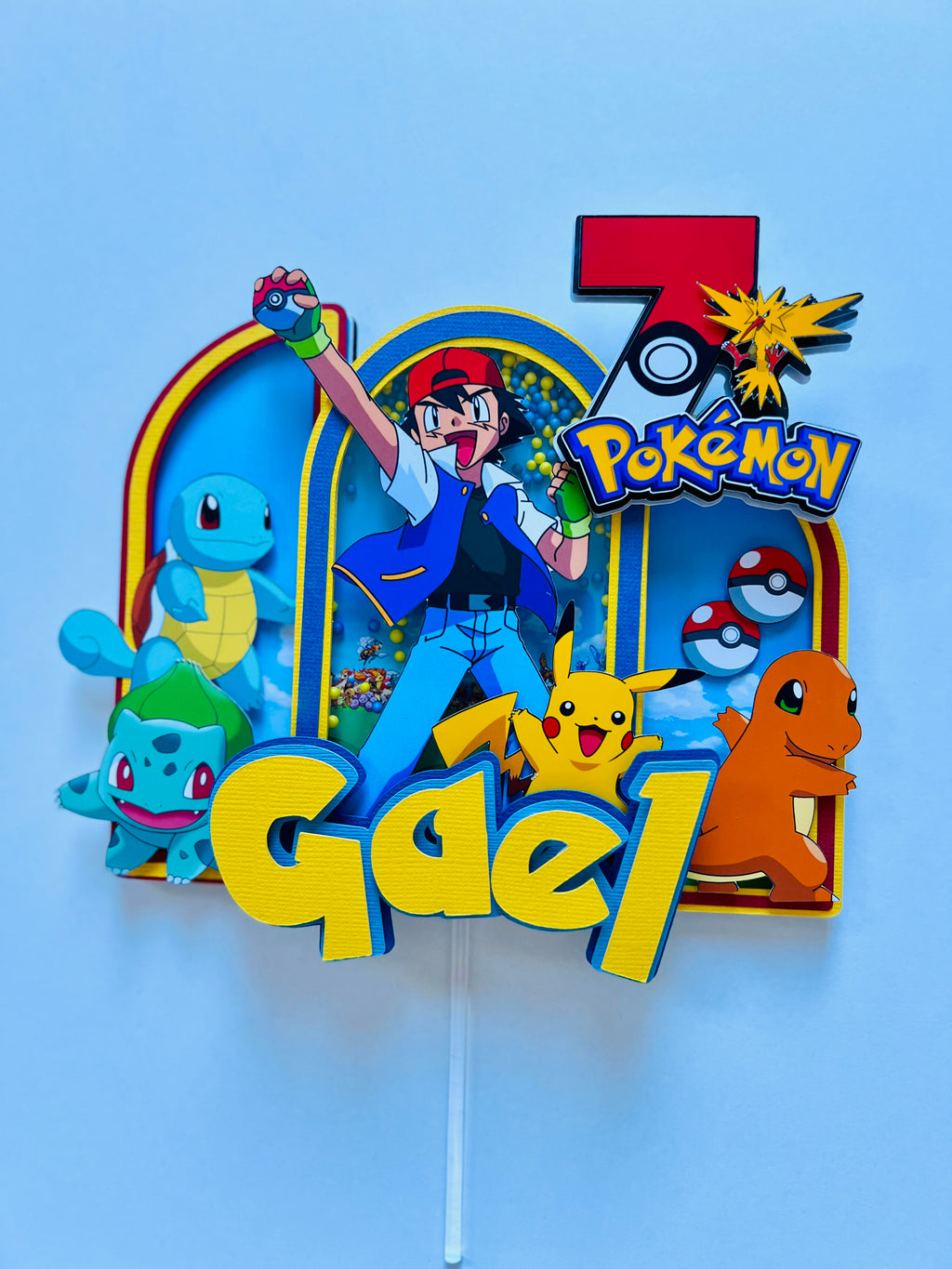Pokemon cake topper