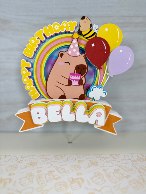 Capybara Cake Topper
