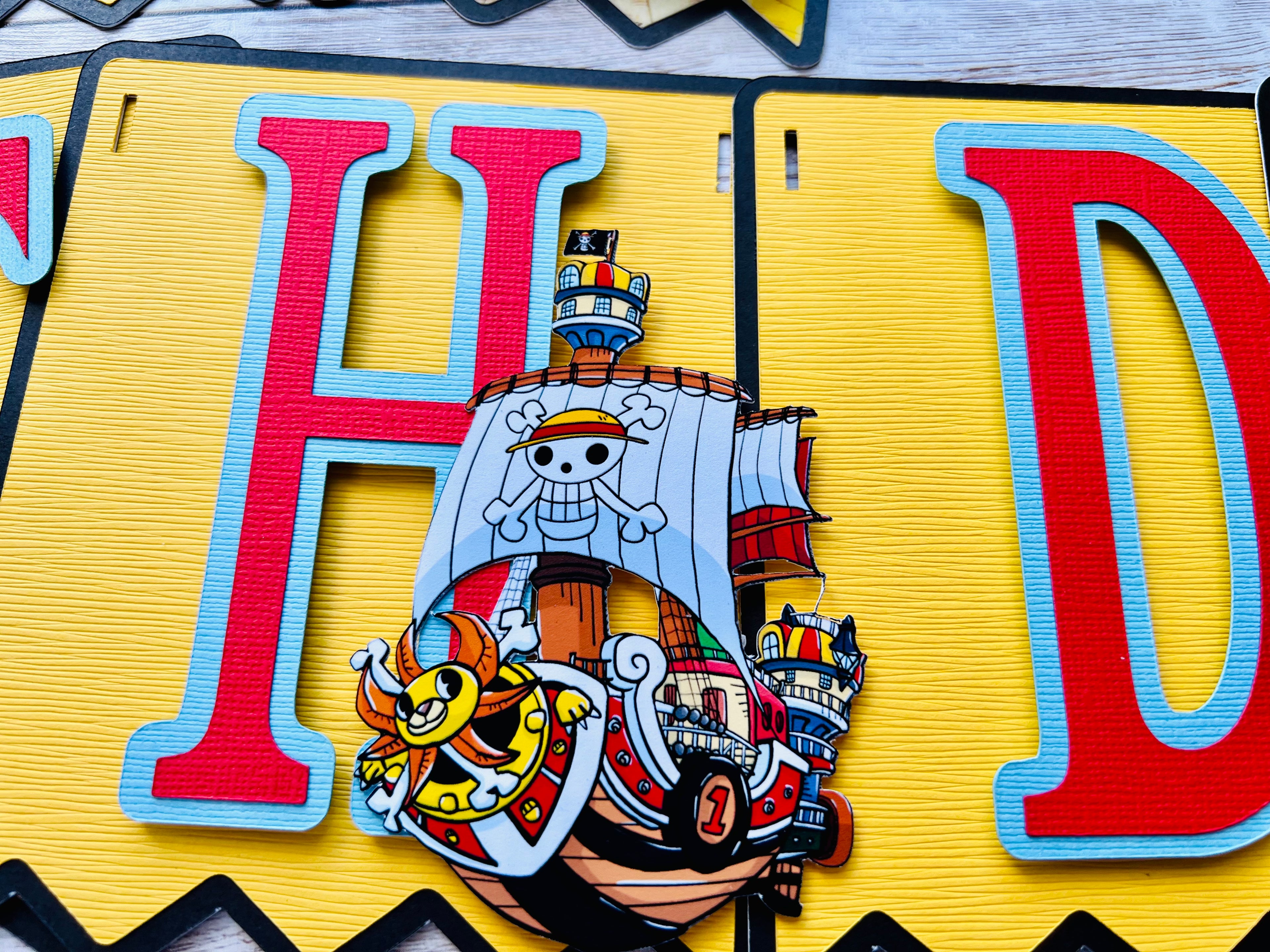 One Piece Birthday Banner