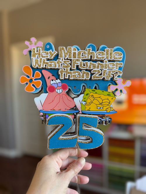 what's funnier than 24 cake topper