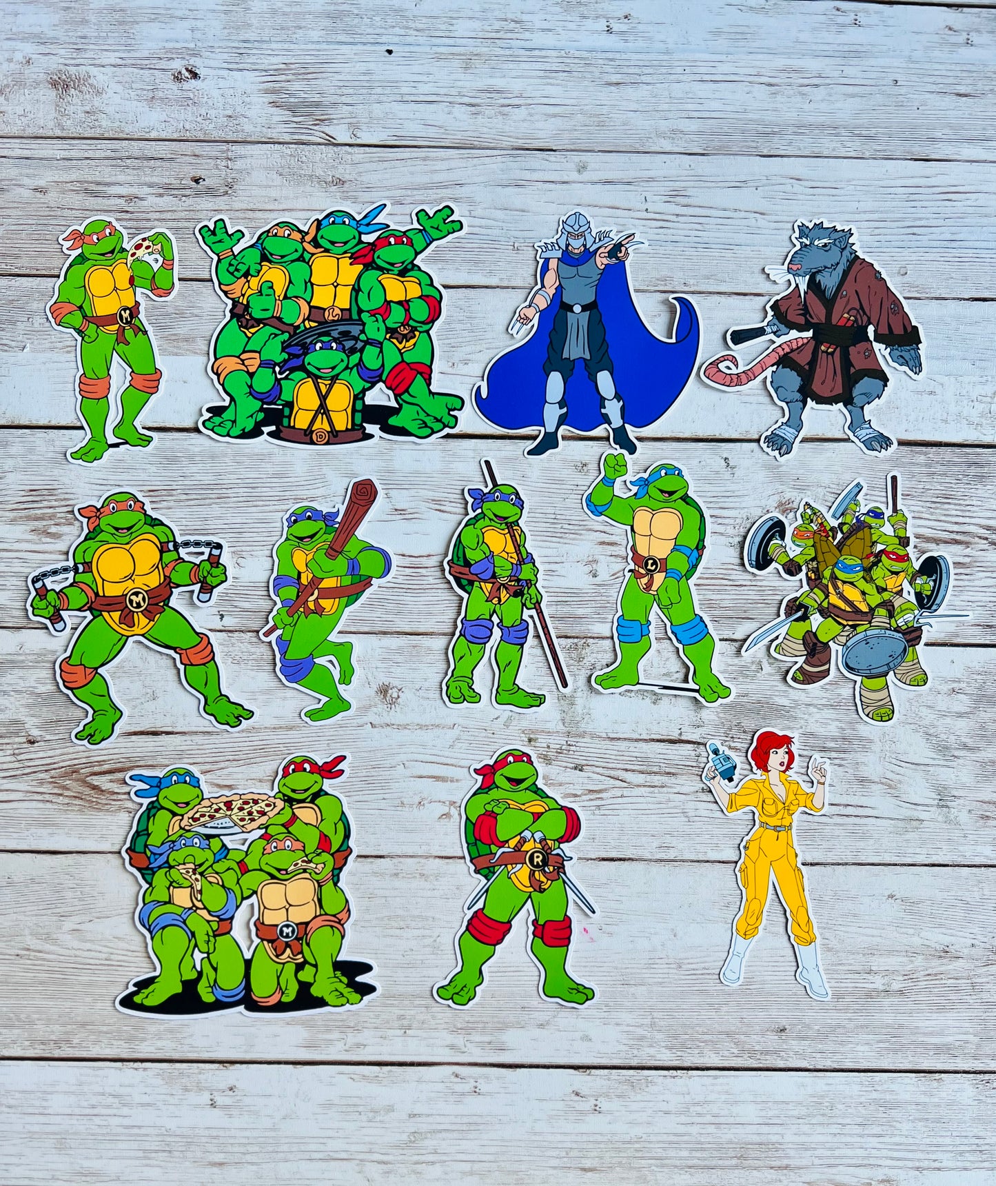 TMNT cupcake toppers