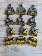 batman cupcake topper