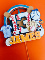 Mets cake topper