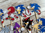 Sonic The Hedgehog Cupcake Toppers