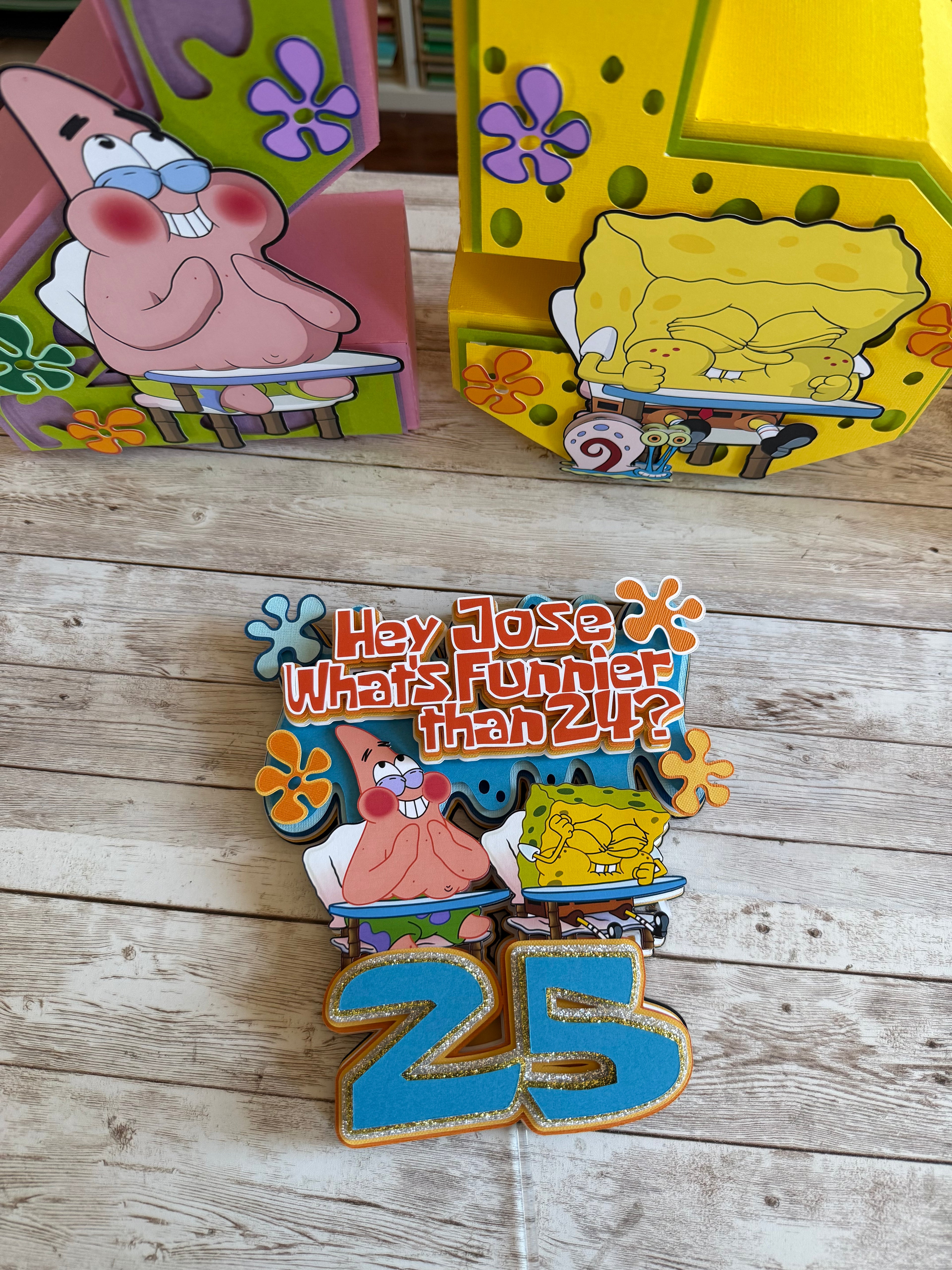What’s Funnier Than 24 Cake Topper