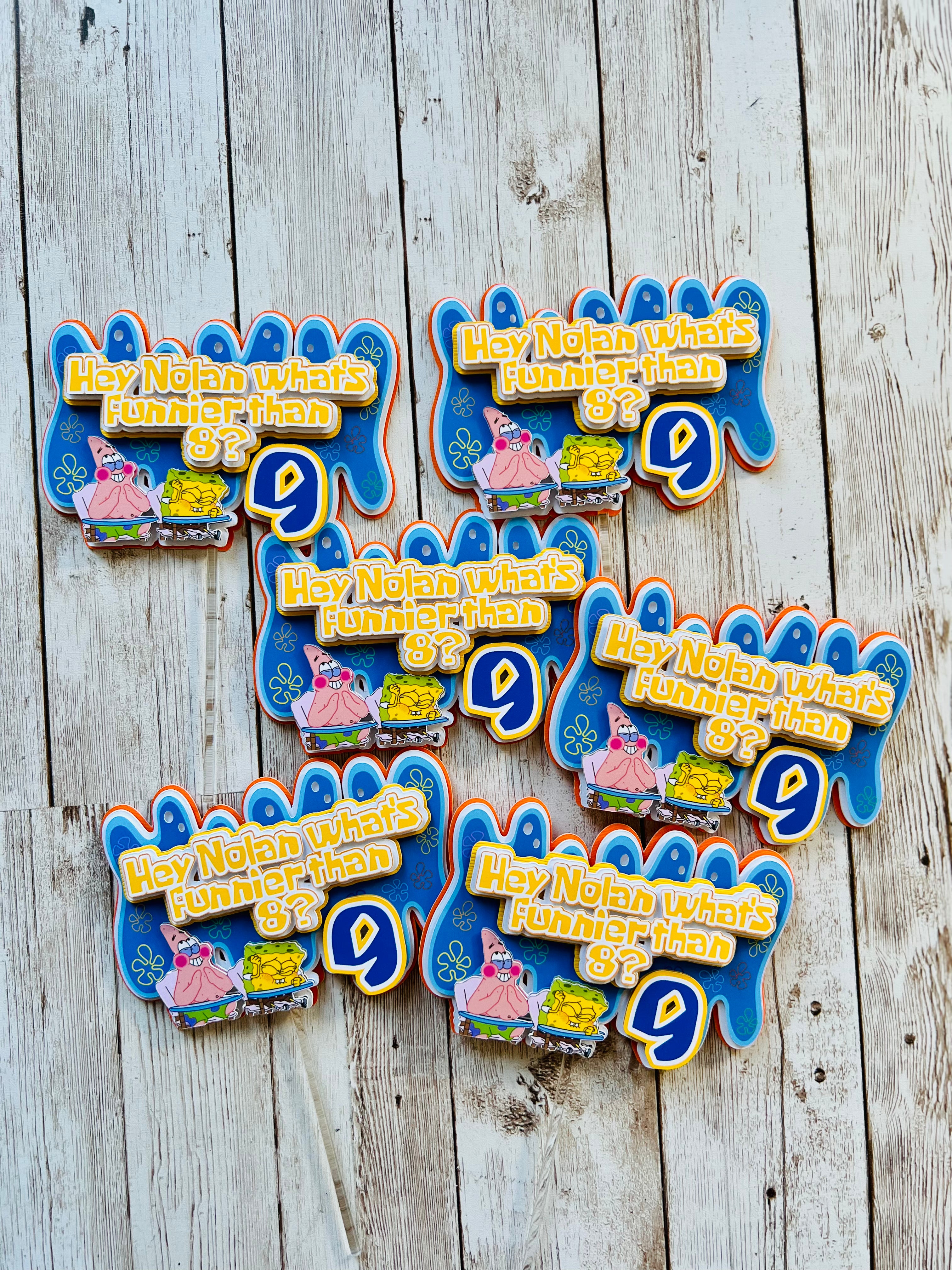 what's funnier than 24? cupcake toppers