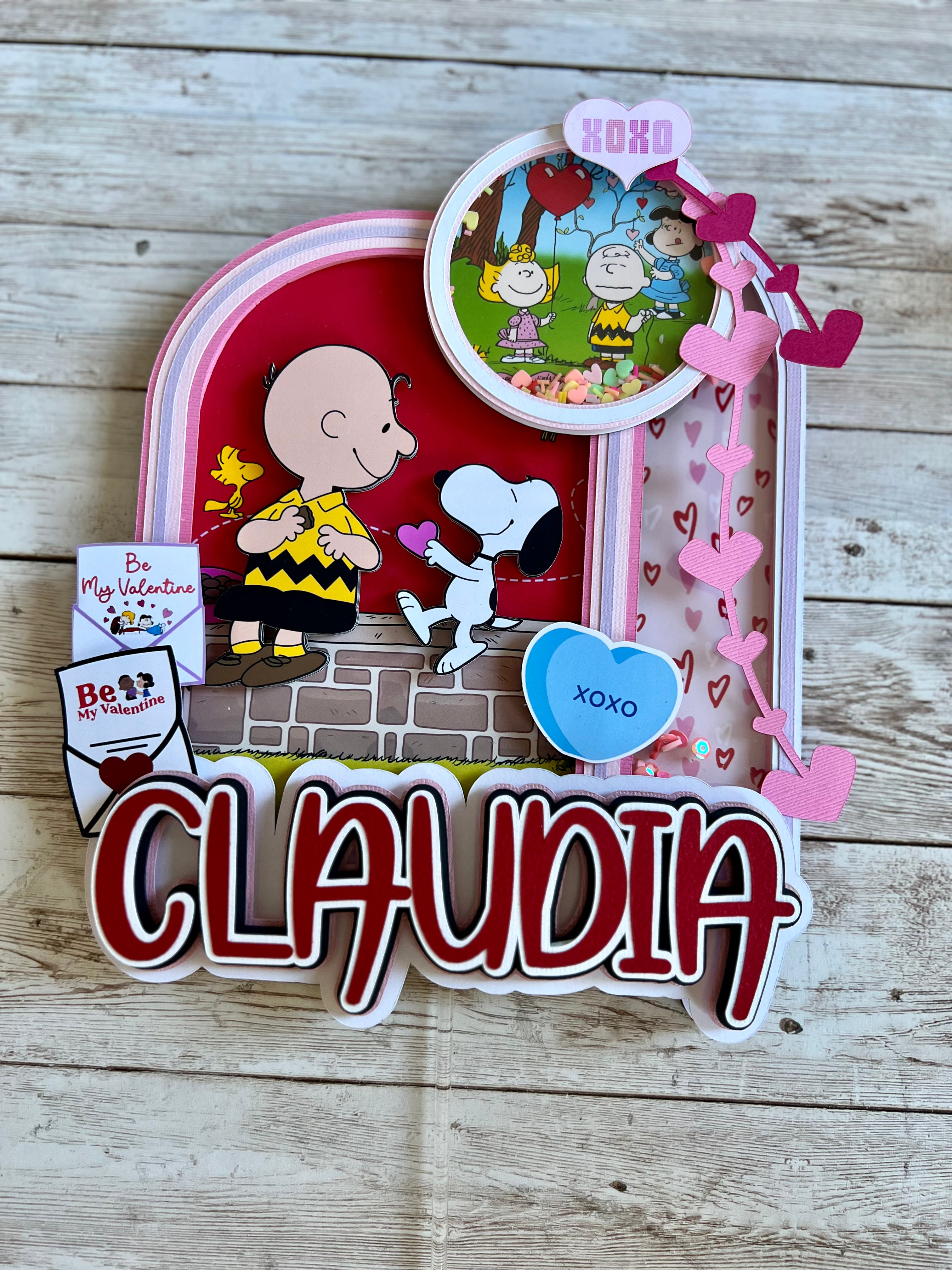 Peanuts cake topper