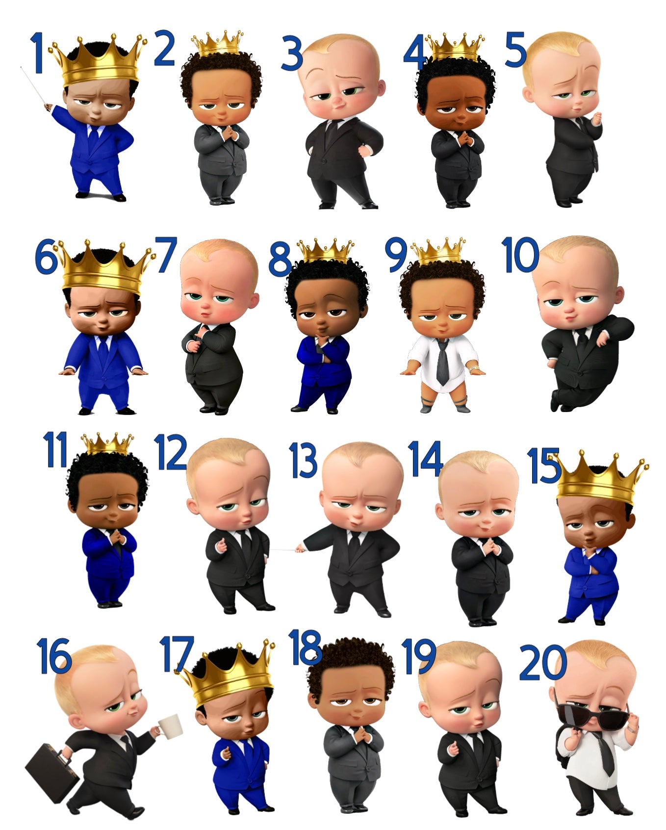 Boss Baby Party Favor Boxes