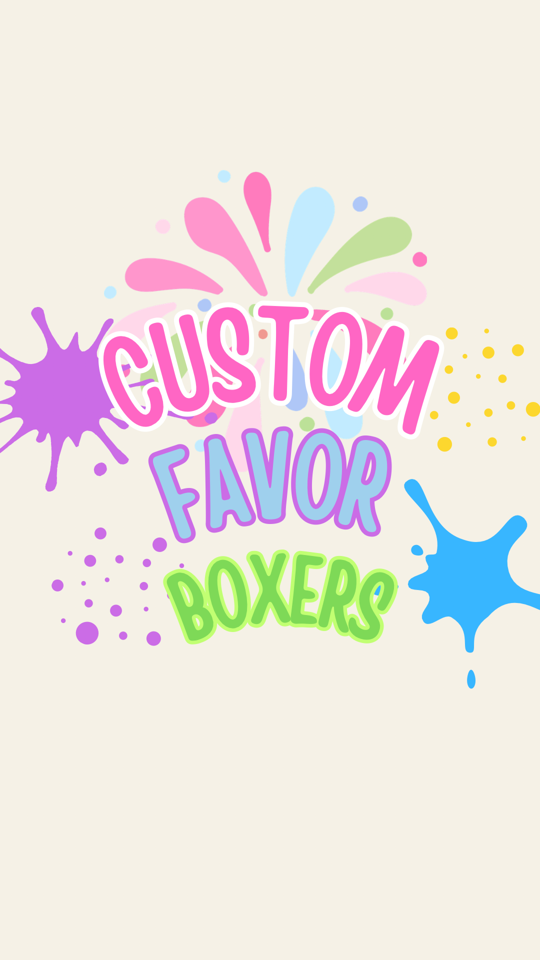 Custom Favor Boxes