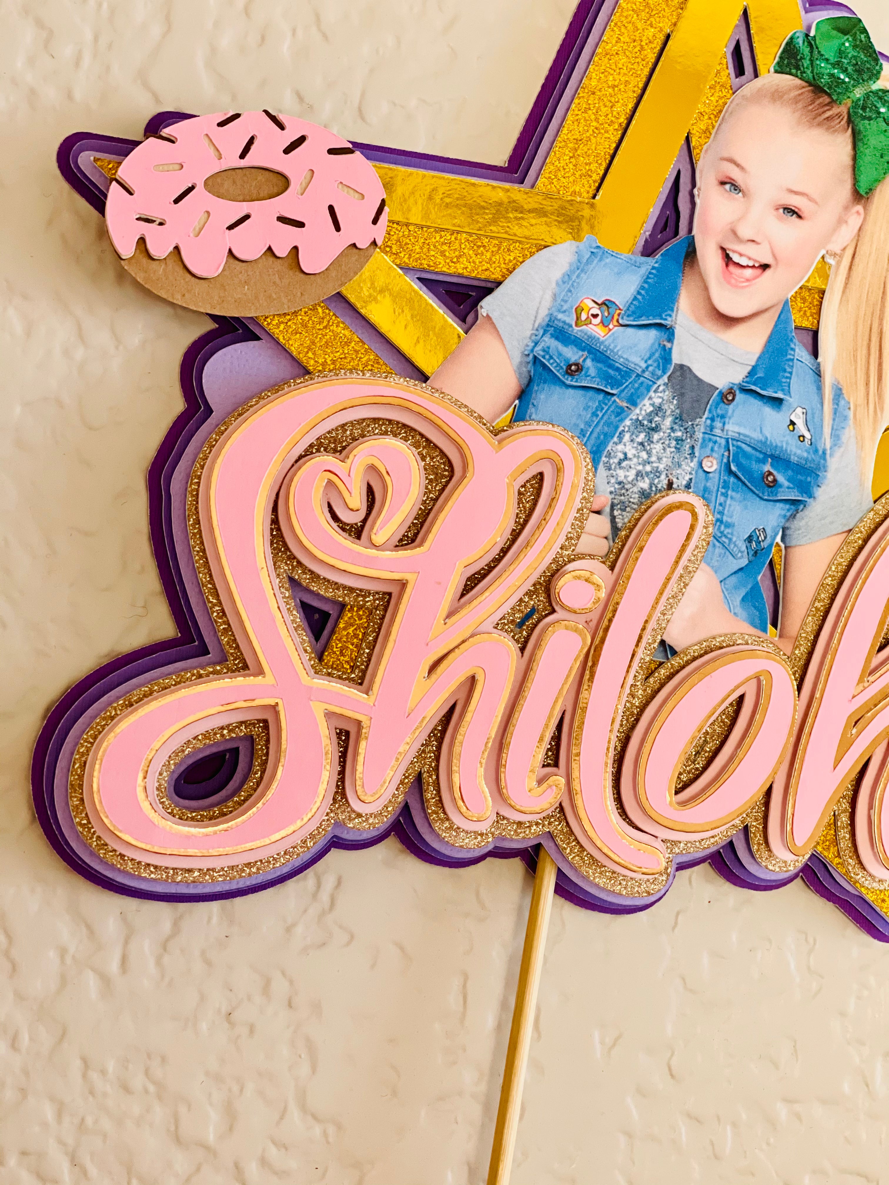 jojo siwa cake topper