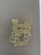 grateful cake topper