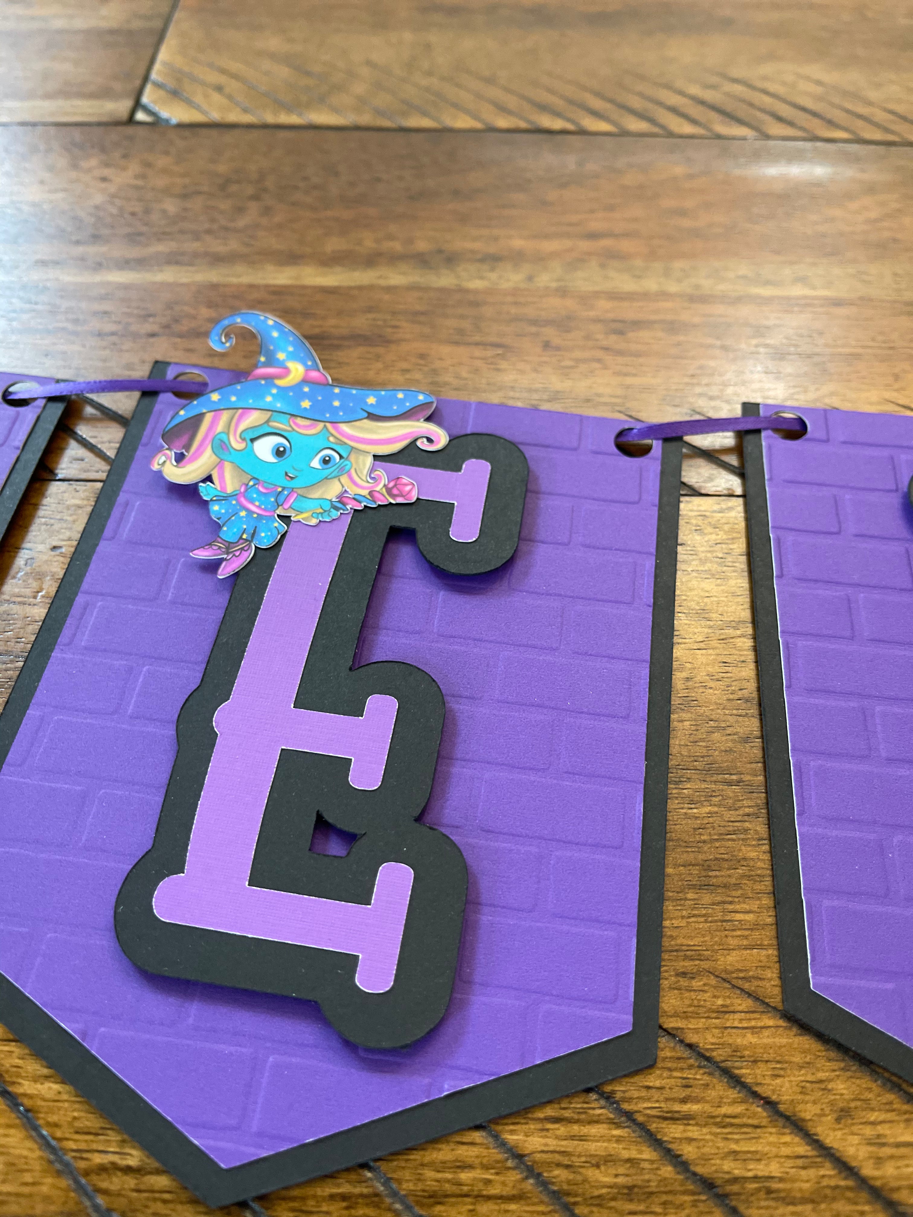 monsters birthday banner