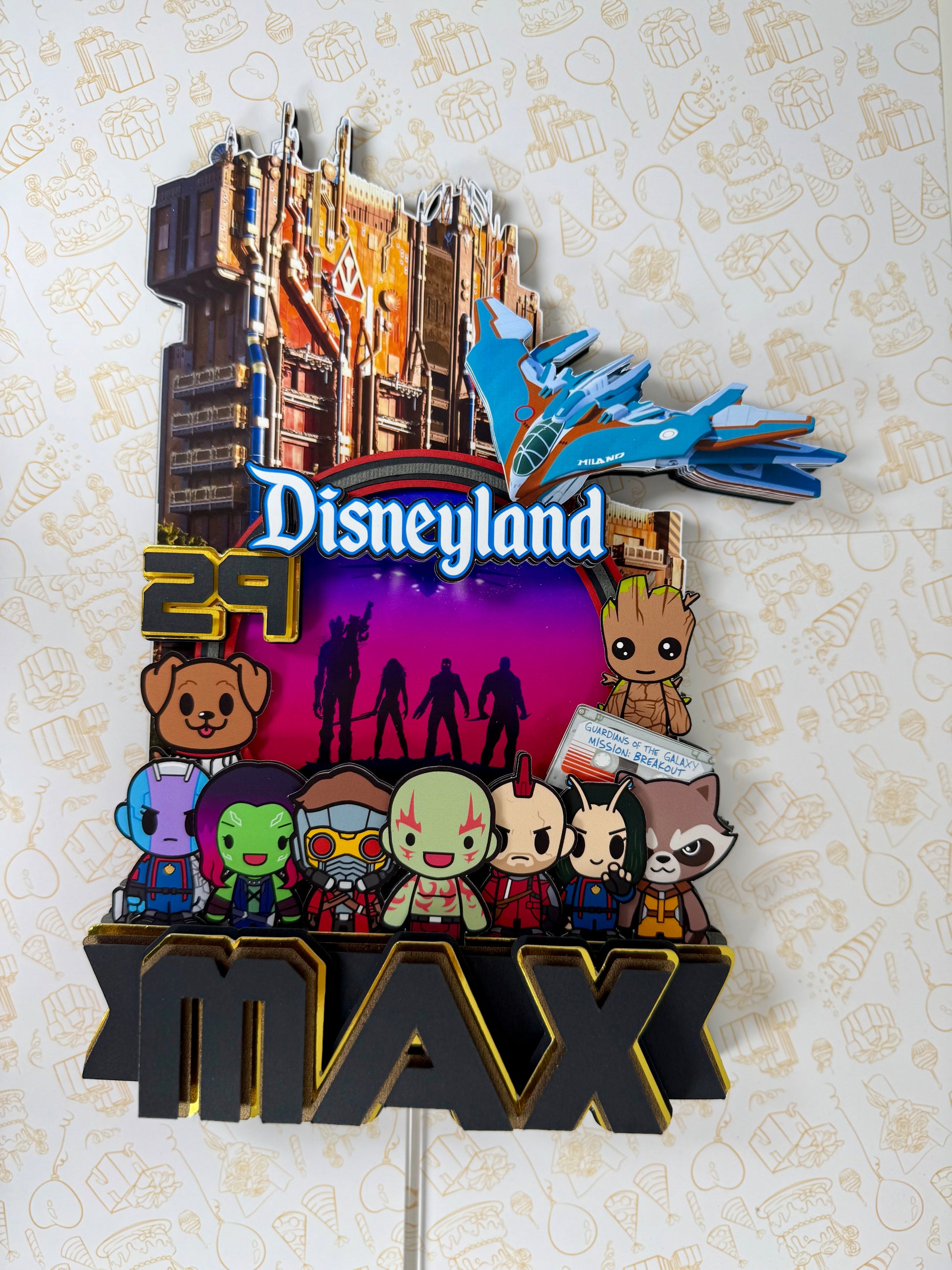 Guardians Of The Galaxy Cake Topper