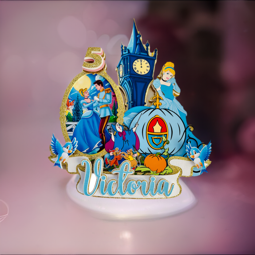 Cinderella Cake Topper