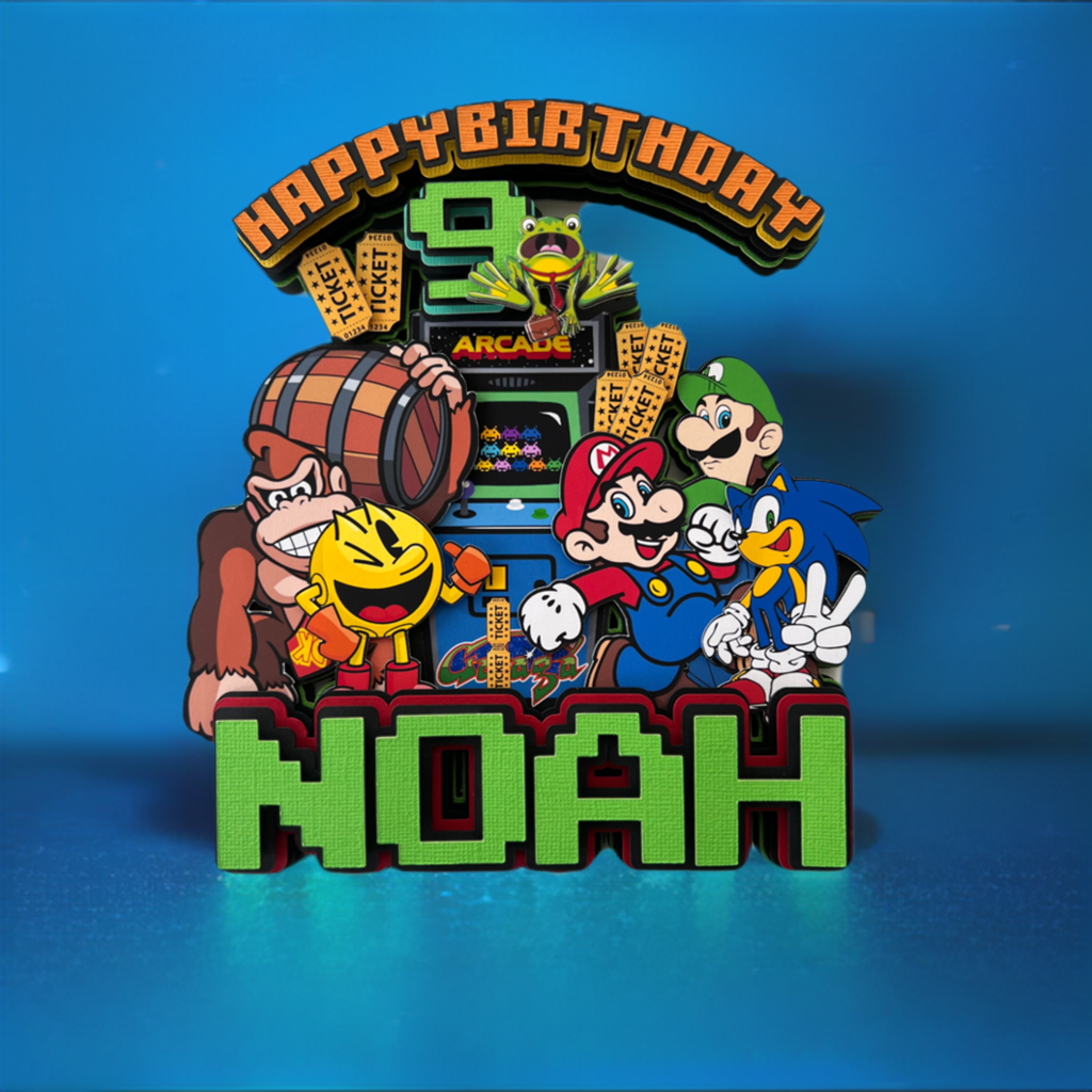 Arcade Cake Topper – Yoryina Creations