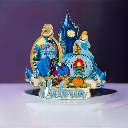 Cinderella Cake Topper