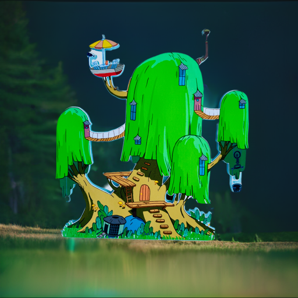 Adventure Time Treehouse Centerpiece