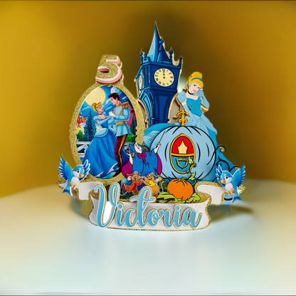 Cinderella Cake Topper