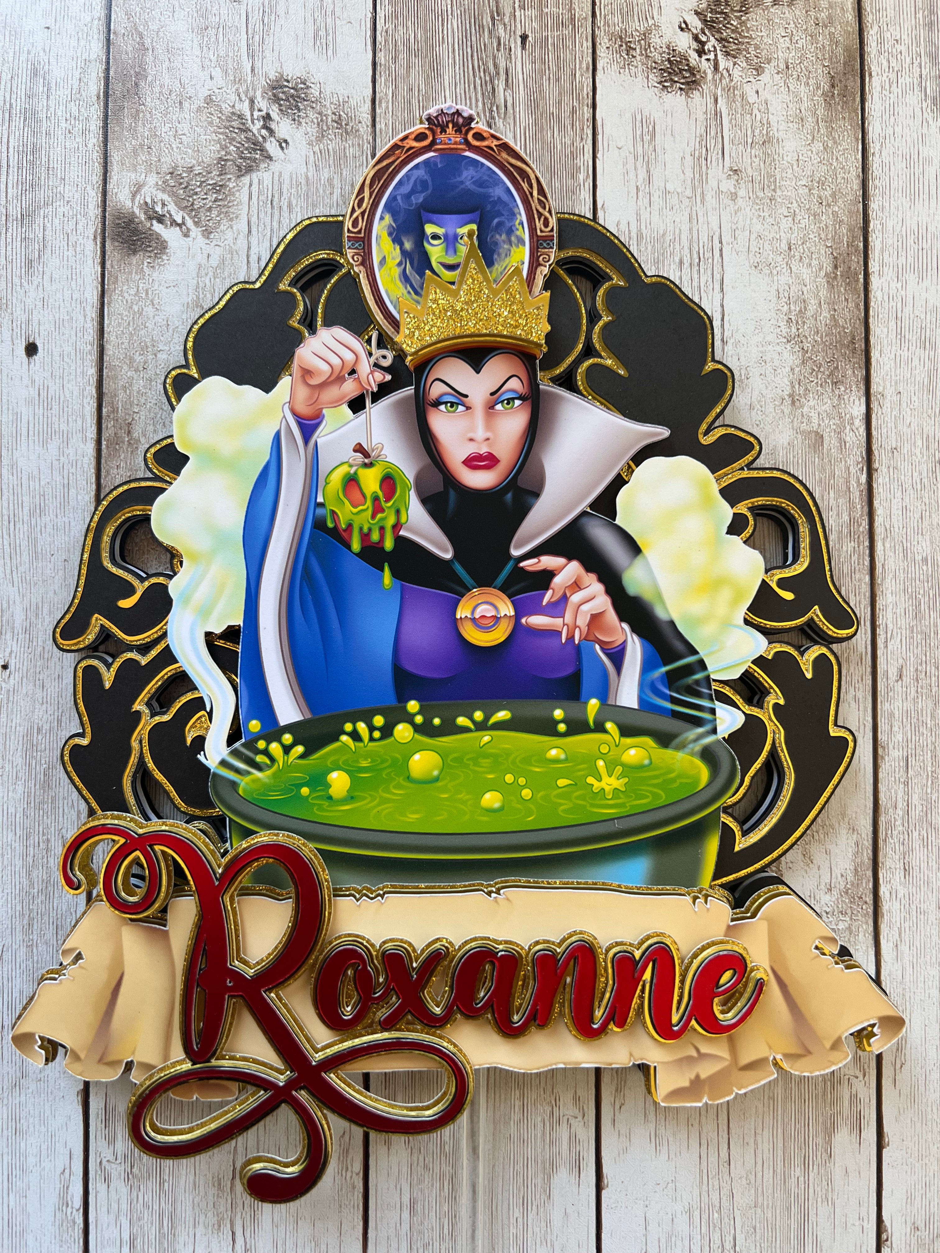 Evil Queen Cake topper