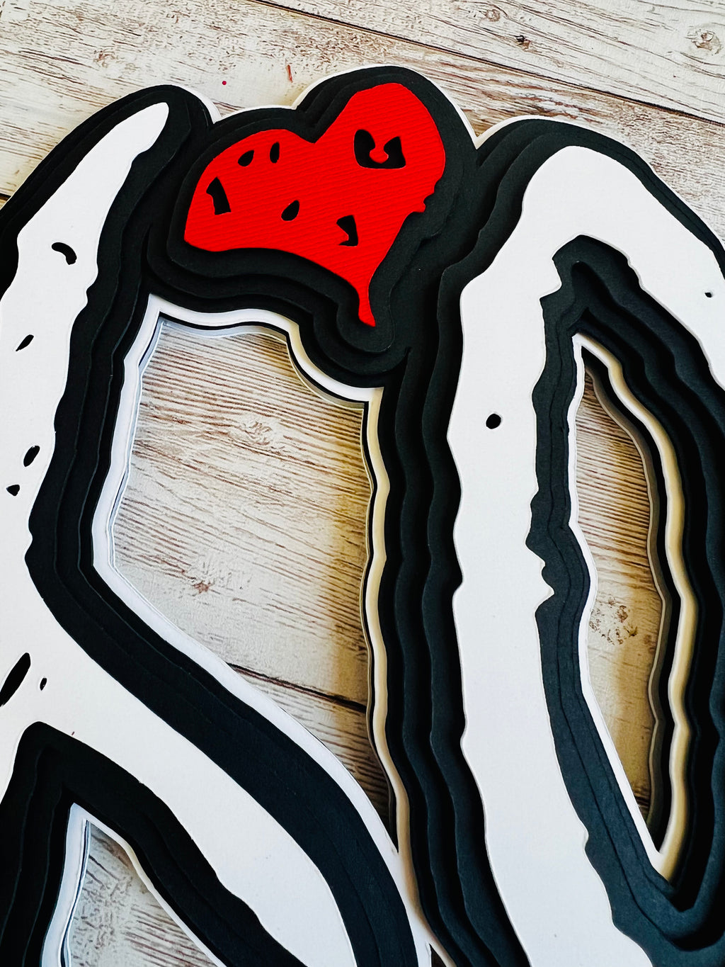 The Weeknd XO cake topper