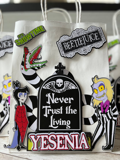 beetlejuice party favor bags