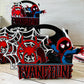 Spiderman miles Morales party favor boxes