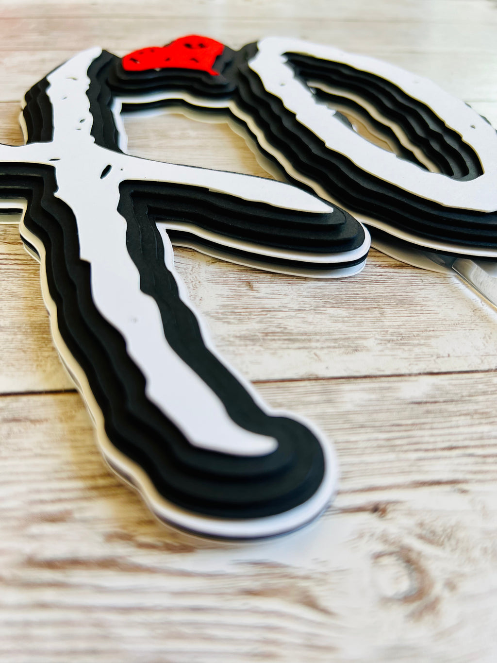 The Weeknd cake topper