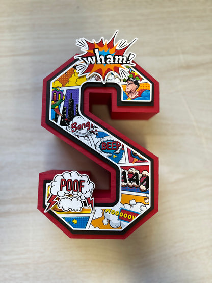 Superman 3D Letters