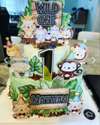 safari theme cake topper